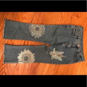 AZI Beaded Jeans